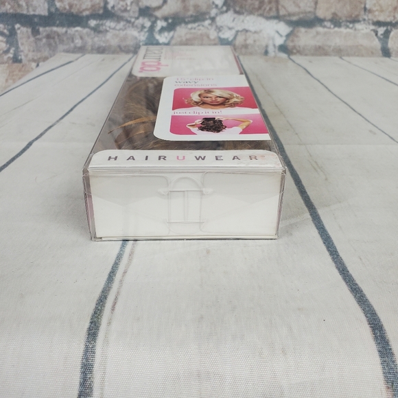 Jessica Simpson Hair Do Clip In Hair Extensions 15" Wavy Glazed Strawberry - Picture 7 of 12